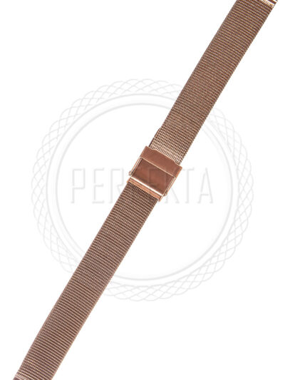 Bransoleta Mesh różowe złoto Tekla