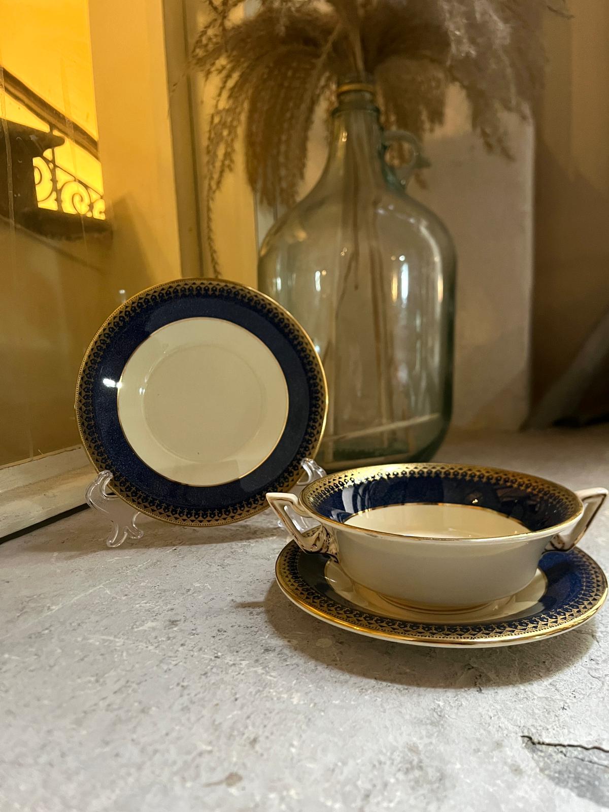 Komplet Bulionówka ze spodkiem i talerzykiem Zenith