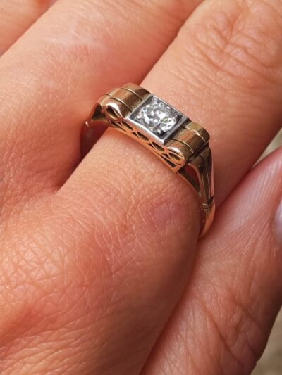 Pierścionek Art Deco