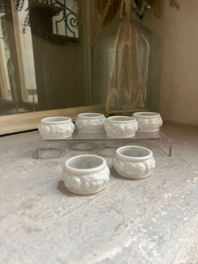 Serwetniki Rosenthal Biała Maria 6 sztuk