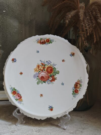 Tortownica Rosenthal Maria motyw kwiatowy 1930 rok