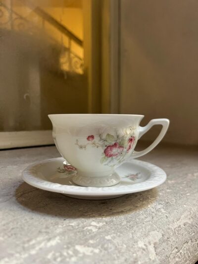 Filiżanka do kawy Rosenthal Maria motyw kwiatowy