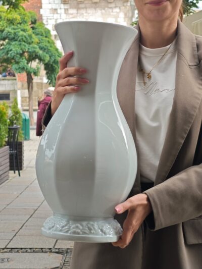 Wazon Olbrzym 46 cm Rosenthal Biała Maria