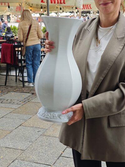 Wazon Olbrzym 46 cm Rosenthal Biała Maria
